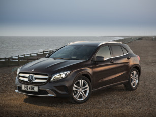 обоя автомобили, mercedes-benz, 2014, x156, uk-spec, cdi, gla, 200, темный