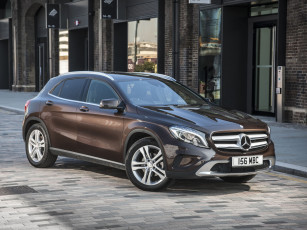 Картинка автомобили mercedes-benz cdi gla 200 x156 uk-spec темный 2014