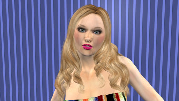 обоя alison, 3д графика, people , люди, взгляд, девушка