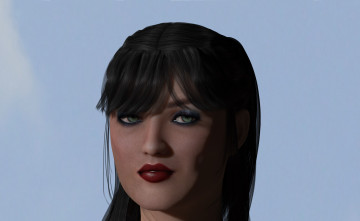 Картинка 3д+графика portraits+ портрет девушка лицо взгляд