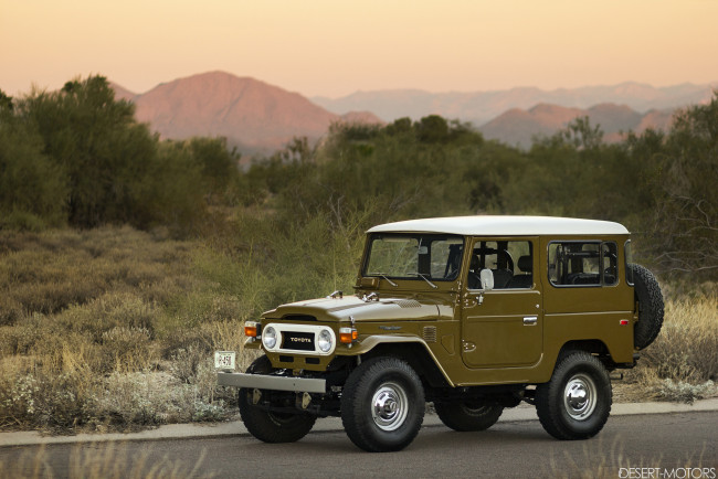 Обои картинки фото 1977-toyota-fj40-land-cruiser, автомобили, toyota, land