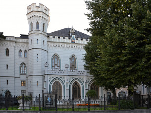 Картинка города рига+ латвия деревья здание город рига