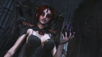 Картинка 3д+графика фантазия+ fantasy девушка взгляд фон