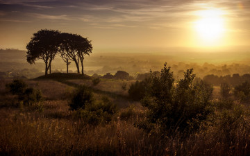 Картинка природа восходы закаты houghton-le-spring закат copt hill