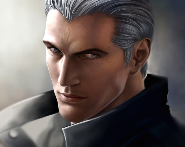 Обои картинки фото рисованное, люди, лицо, мужчина, парень, взгляд