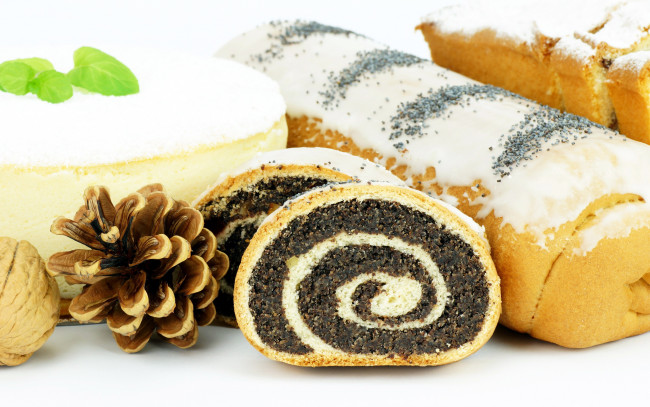 Обои картинки фото еда, пироги, маковый