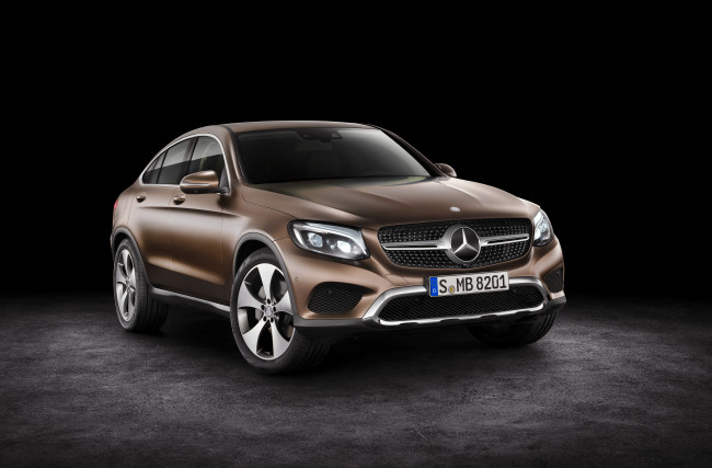 Обои картинки фото автомобили, mercedes-benz, 2016г, c253, coupе, glc-klasse