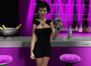 Картинка 3д+графика люди+ people фон взгляд девушка