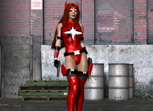 Картинка 3д+графика существа+ creatures фон взгляд девушка