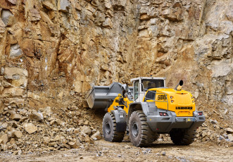 Картинка техника фронтальные+погрузчики liebherr