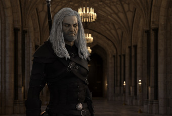 Картинка 3д+графика фантазия+ fantasy оружие мужчина фон взгляд