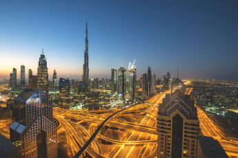 Картинка города дубай+ оаэ иллюминация