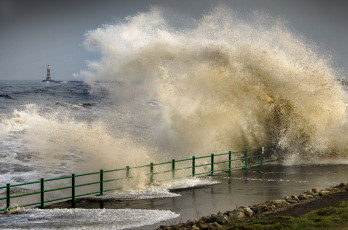 Картинка природа стихия шторм прибой