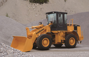 Картинка техника фронтальные+погрузчики liebherr