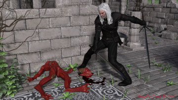 Картинка 3д+графика фантазия+ fantasy мужчина фон взгляд оружие