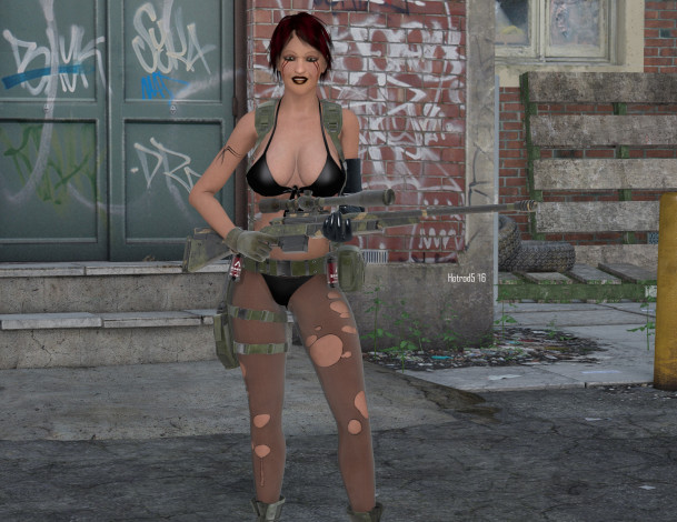 Обои картинки фото 3д графика, фантазия , fantasy, взгляд, девушка, фон