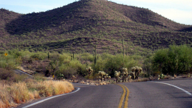 Обои картинки фото природа, дороги, поворот, шоссе