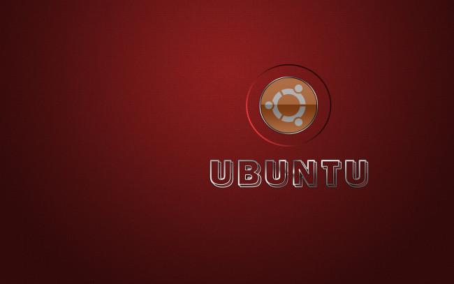 Обои картинки фото компьютеры, ubuntu linux, логотип, фон