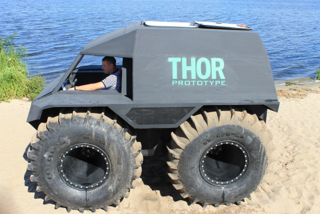 Обои картинки фото вездеход thor, техника, другое, автомобиль, thor, спецтехника, внедорожник, вездеход