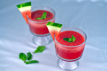 Картинка еда напитки +коктейль коктейль арбуз мята