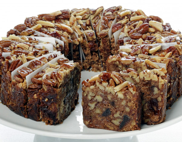 Обои картинки фото еда, торты, ореховый, торт, лакомство