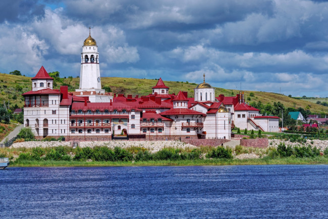 Обои картинки фото города, - православные церкви,  монастыри, самарская, область, осиновка, монастырь, архитектура, религия