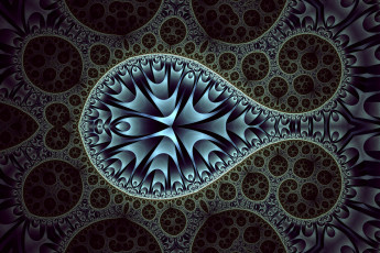 Картинка 3д+графика фракталы+ fractal узор фон цвет
