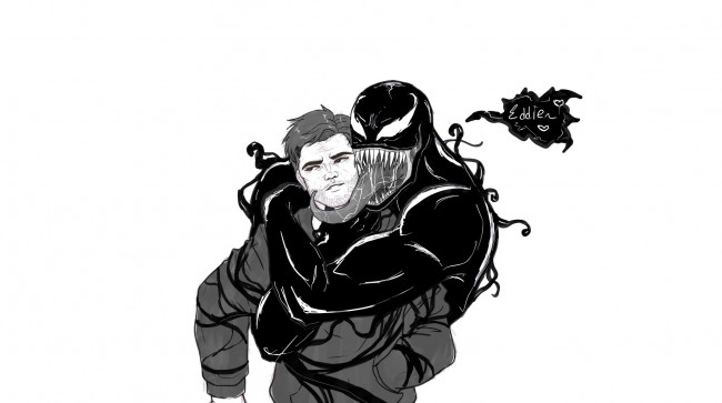 Обои картинки фото рисованное, кино, эдди, брок, веном