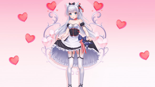 Обои картинки фото аниме, azur lane, девушка