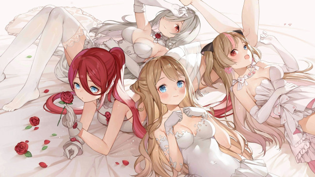 Обои картинки фото аниме, idolm@ster, девушки