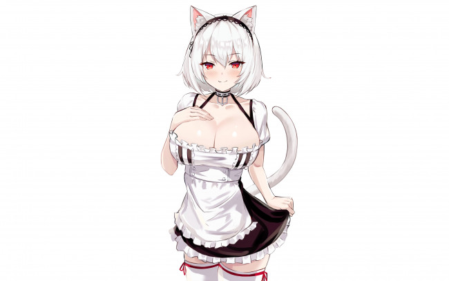 Обои картинки фото аниме, azur lane, фон, взгляд, девушка