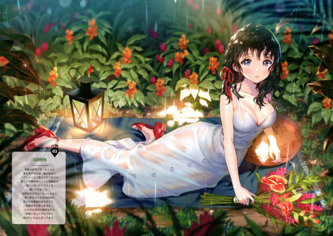 Обои картинки фото аниме, unknown,  другое , девушка