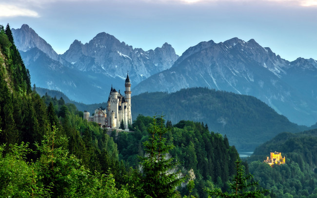 Обои картинки фото города, замок нойшванштайн , германия, neuschwanstein, castle