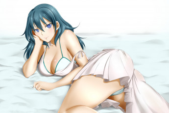 Картинка аниме unknown +другое+ девушка фон взгляд