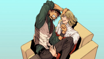 Картинка аниме tiger+and+bunny тигр и кролик