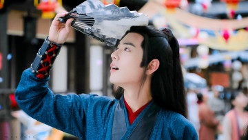 Картинка кино+фильмы the+untamed вэй усянь улица веер