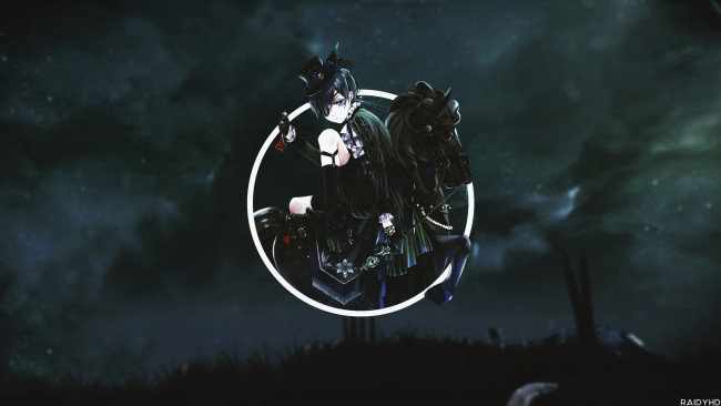 Обои картинки фото аниме, kuroshitsuji, темный, дворецкий