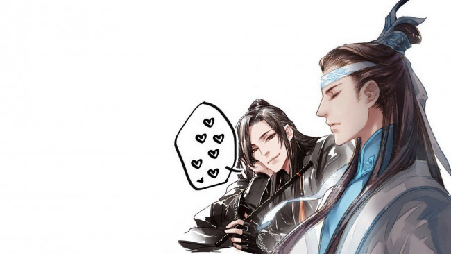 Обои картинки фото аниме, mo dao zu shi, the, untamed, неукротимый, повелитель, чэньцин, мосян, тунсю, mo, dao, zu, shi, магистр, дьявольского, культа