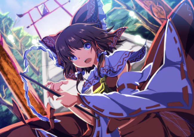 Обои картинки фото аниме, touhou, тоухоу