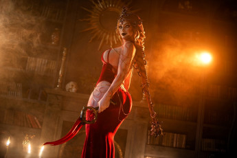 Картинка девушки мария+давыдова+ lady+melamory образ косплей коса наряд оружие