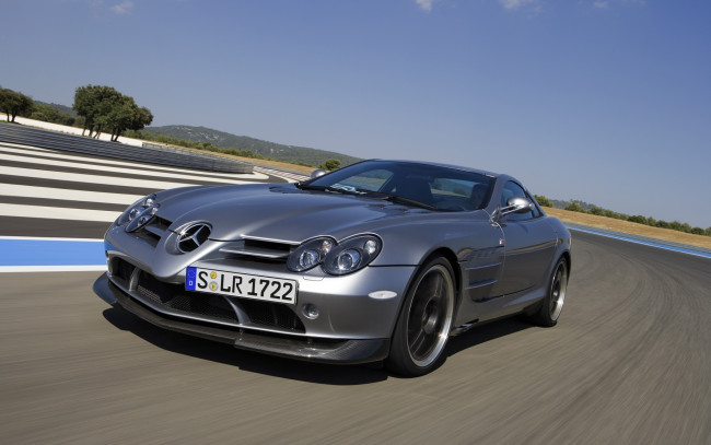 Обои картинки фото mercedes, benz, slr, 722, автомобили