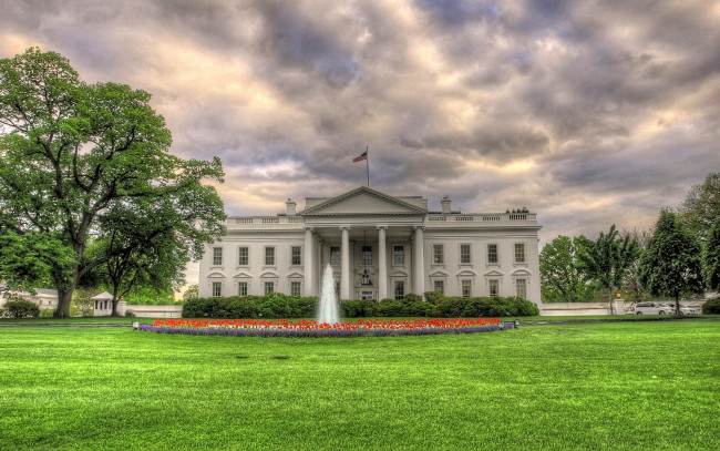 Обои картинки фото вашингтон, белый, дом, города, сша