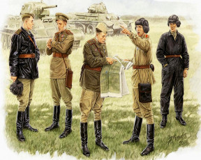 Картинка soviet tankers рисованные армия