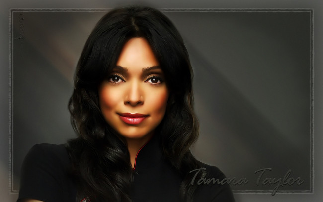 Обои картинки фото Tamara Taylor, девушки