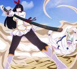 Картинка аниме fairy tail mikazuchi kagura aguria yukino