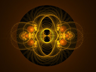 Картинка 3д графика fractal фракталы цвета фон