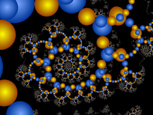 Картинка 3д графика fractal фракталы цвета узор фон