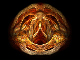 Картинка 3д графика fractal фракталы узор цвета