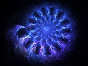 Картинка 3д графика fractal фракталы узор цвета