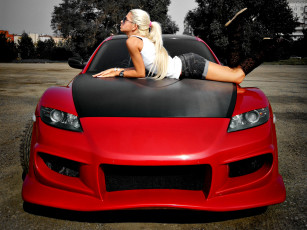 Картинка автомобили авто девушками и девушки